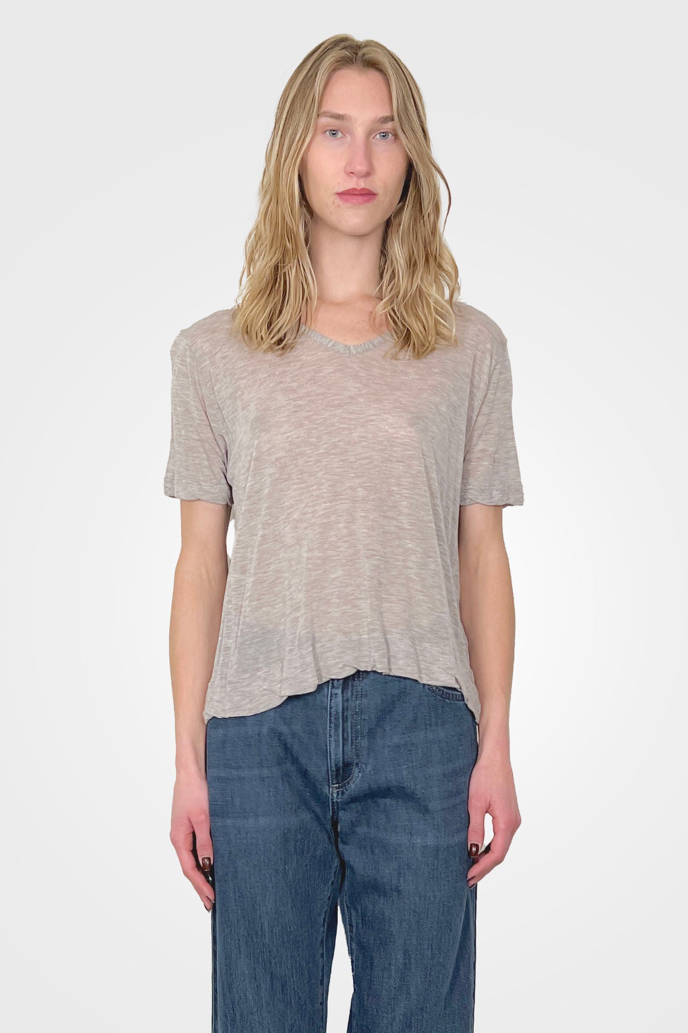 Short Sleeve Blouse - Latte by Private 0204 | 25 South Boutiques