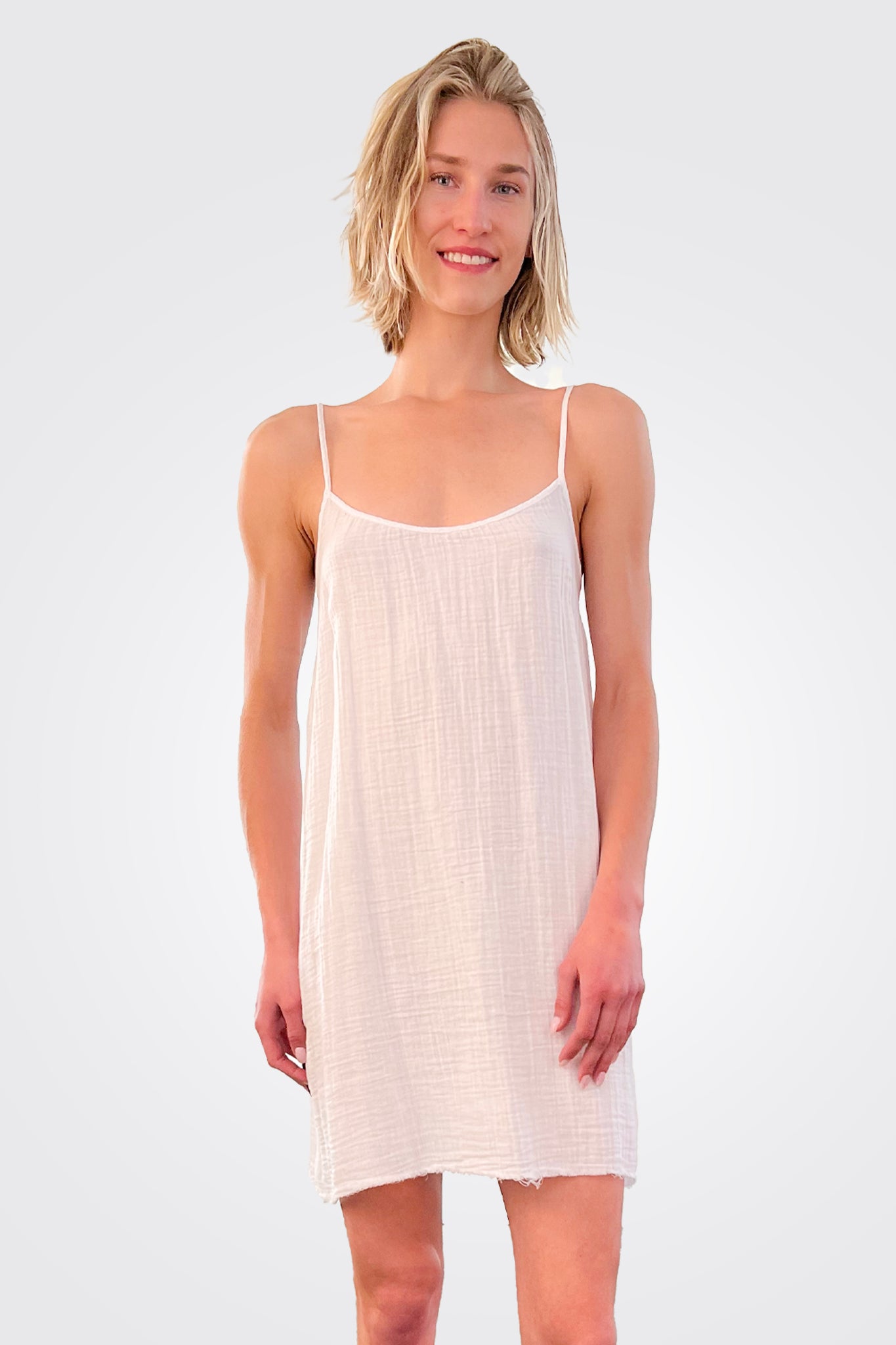 Back Synch Mini Dress - White by Stark X — alternate view