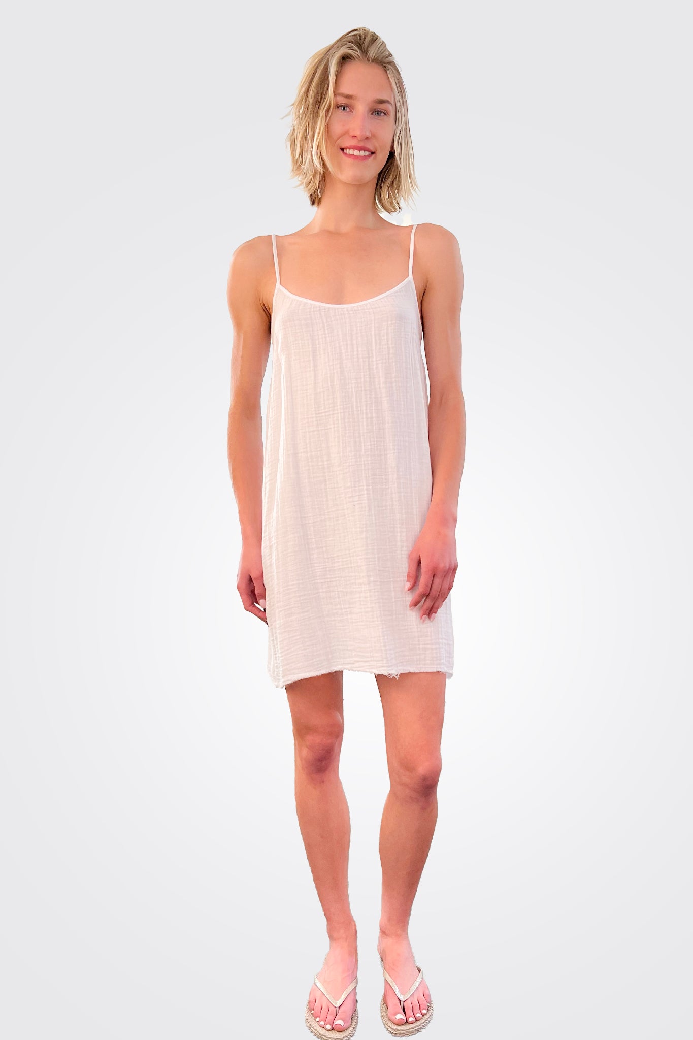 Back Synch Mini Dress - White by Stark X | 25 South Boutiques