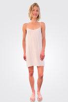 Back Synch Mini Dress - White by Stark X | 25 South Boutiques