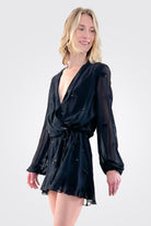 Stellar Tunic Dress - Black by Rococo Sand — alternate view