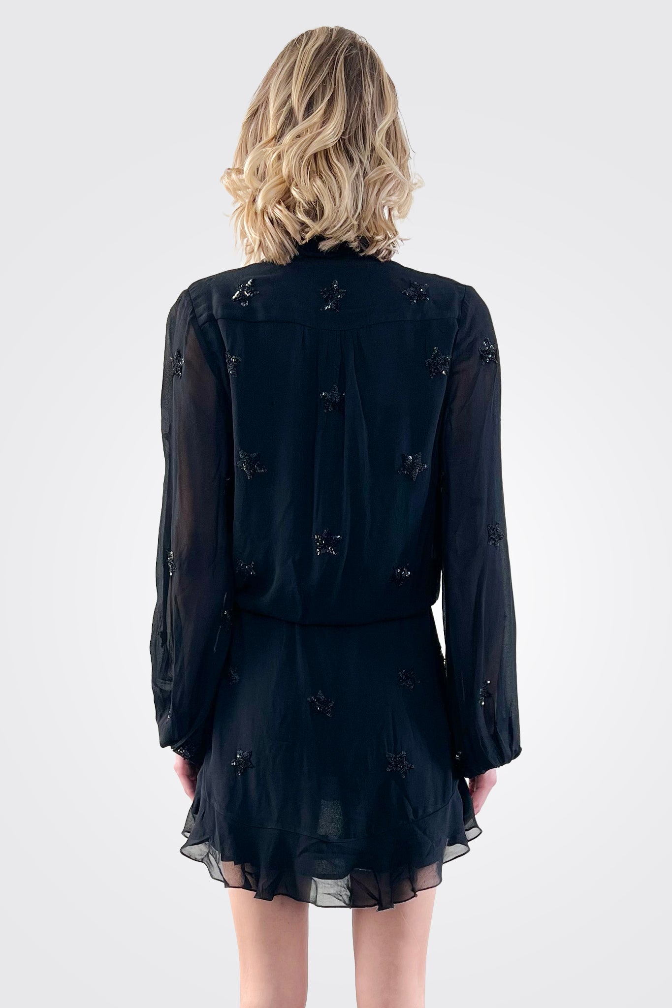 Stellar Tunic Dress - Black by Rococo Sand — view 4