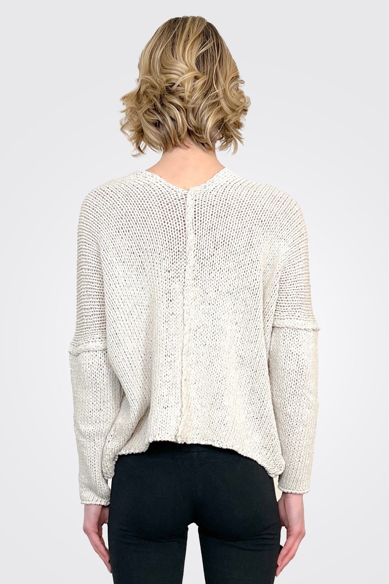 Chess Sweater - Chalk by Studio B3 — view 3