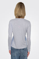 Long Sleeve Crewneck - Blue LInen by Sundry — alternate view