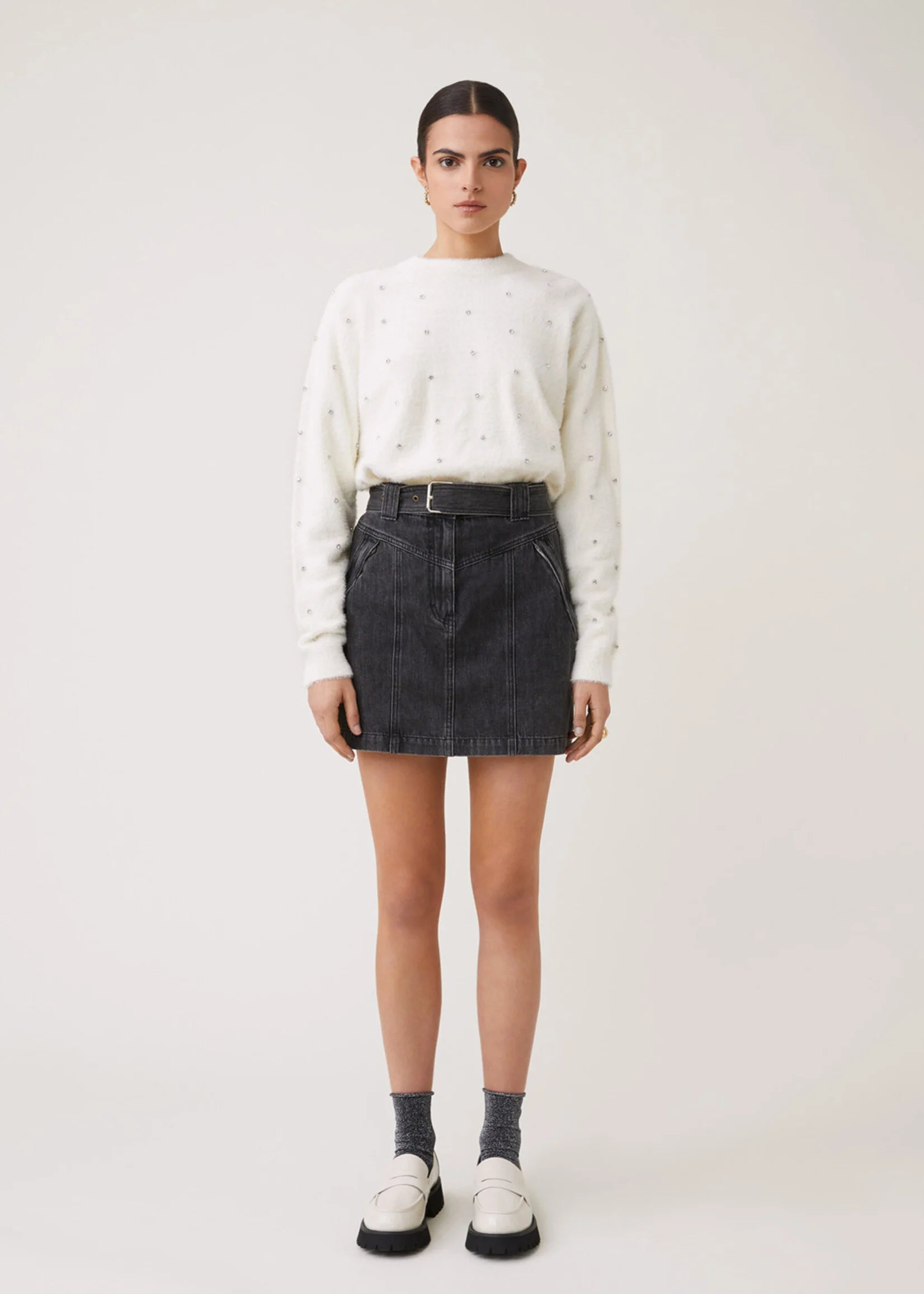 Pailla Sweater - Off White by Suncoo — view 4