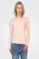 Long Sleeve Crewneck - Flush Pink by Sundry | 25 South Boutiques