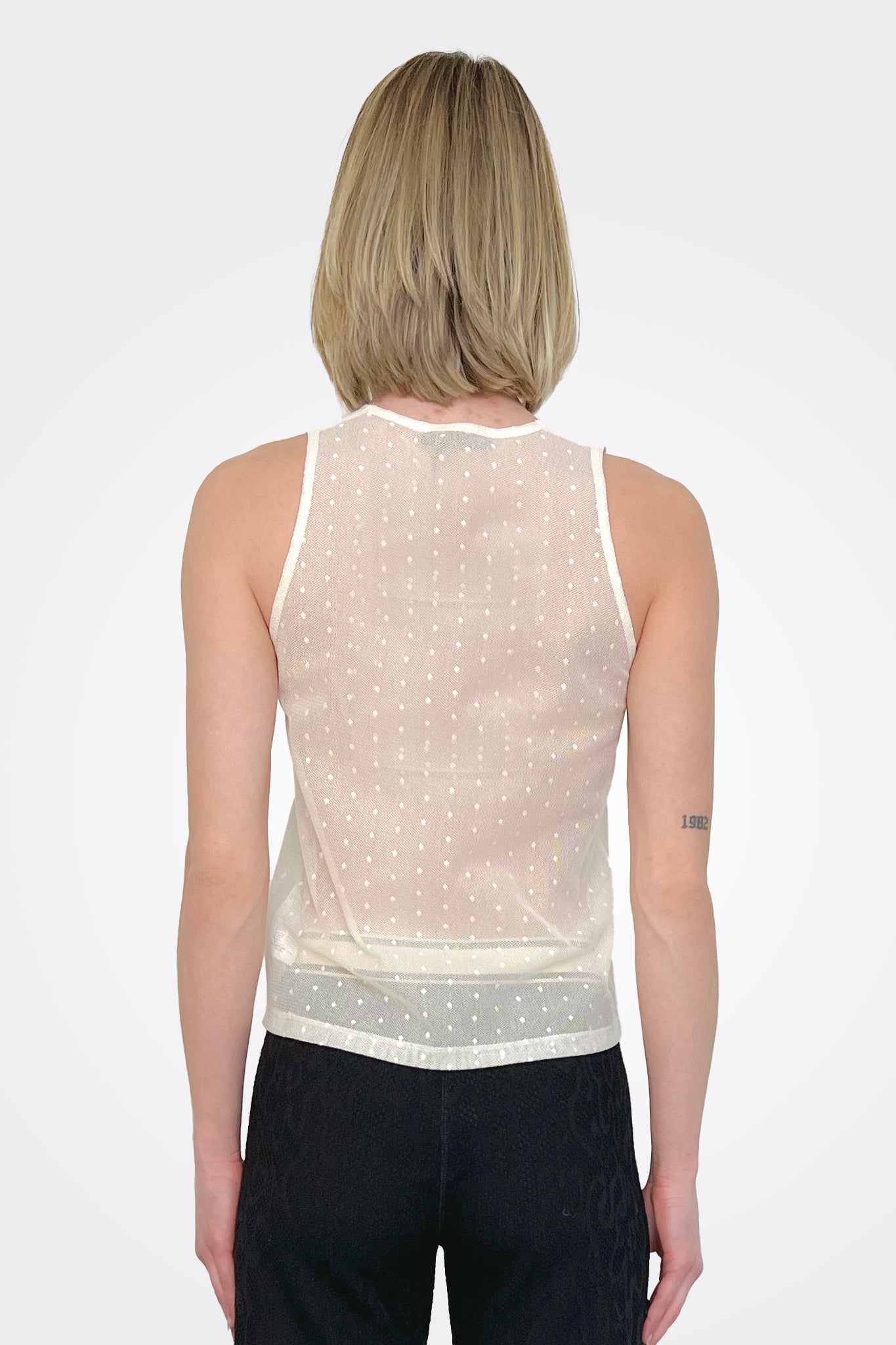 Lace Tank - Ivory by Seventy Venezia — alternate view
