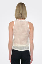 Lace Tank - Ivory by Seventy Venezia — alternate view