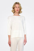 Crewneck Sweater - White by Private 0204 | 25 South Boutiques