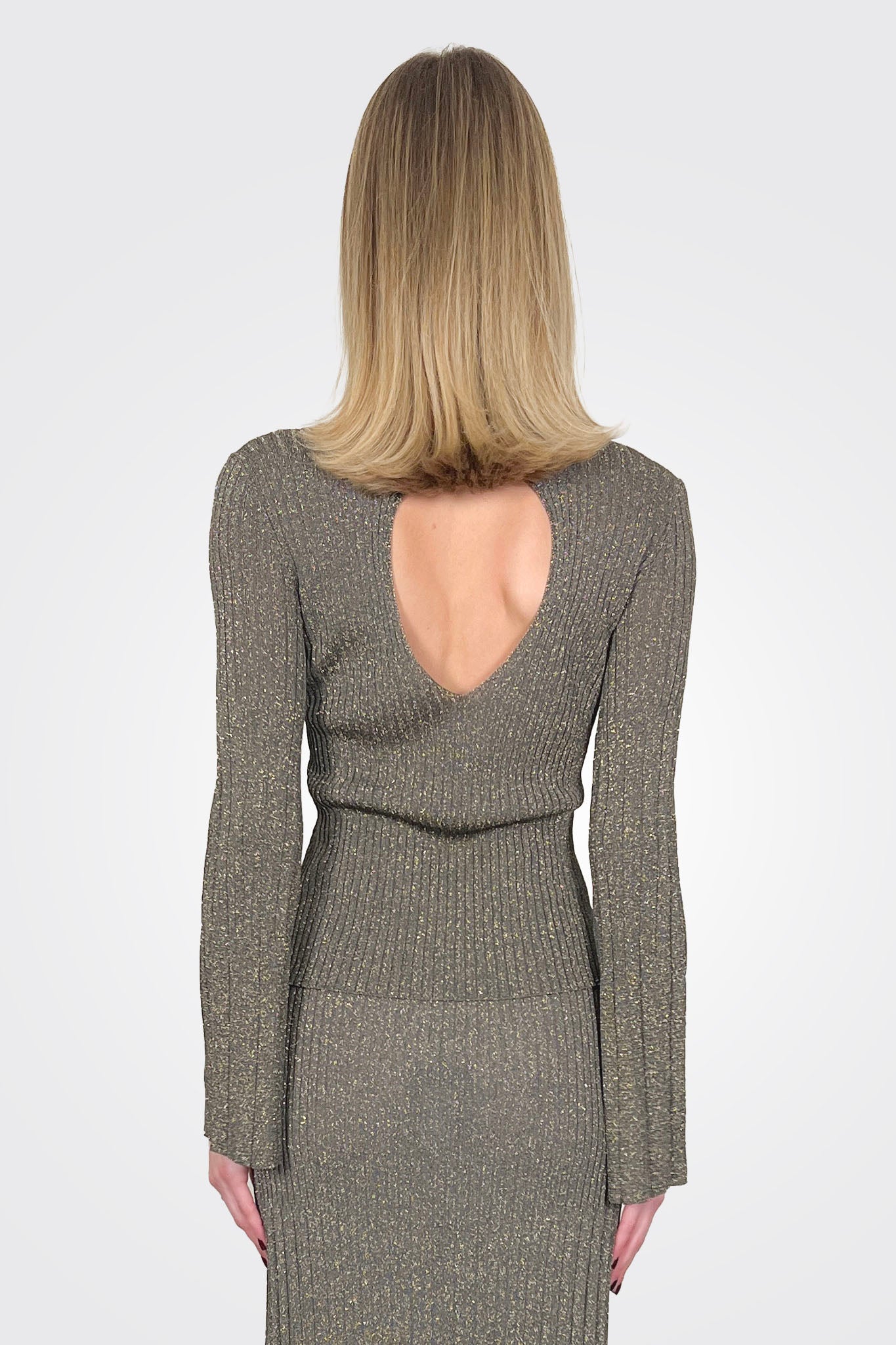 Keyhole Back Sweater - Bc Dark by Twinset — alternate view