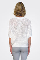 Ribbon Sweater - White by Hubert Gasser — view 3