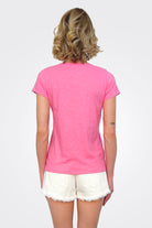 Jilian Original Slub V Neck Tee - Tahiti by Velvet — alternate view