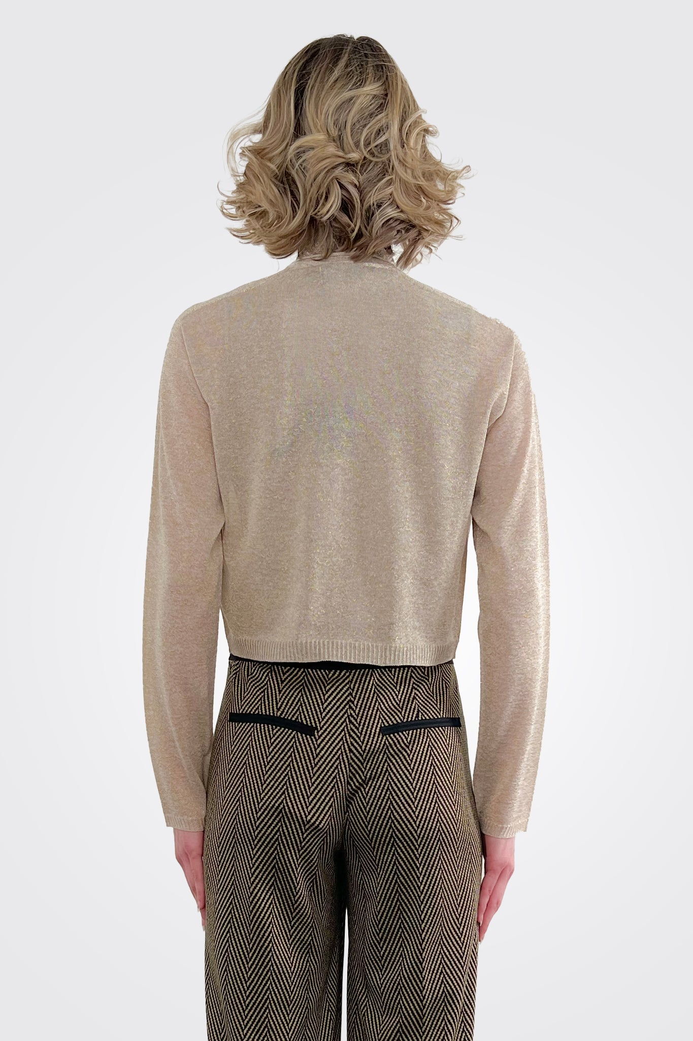 Open Cardigan - Tan by Seventy Venezia — alternate view