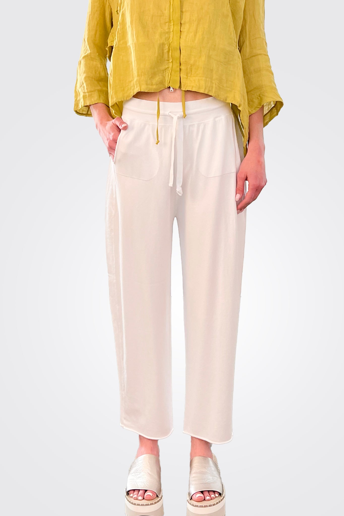 Pocket Trousers - White by Tandem — alternate view