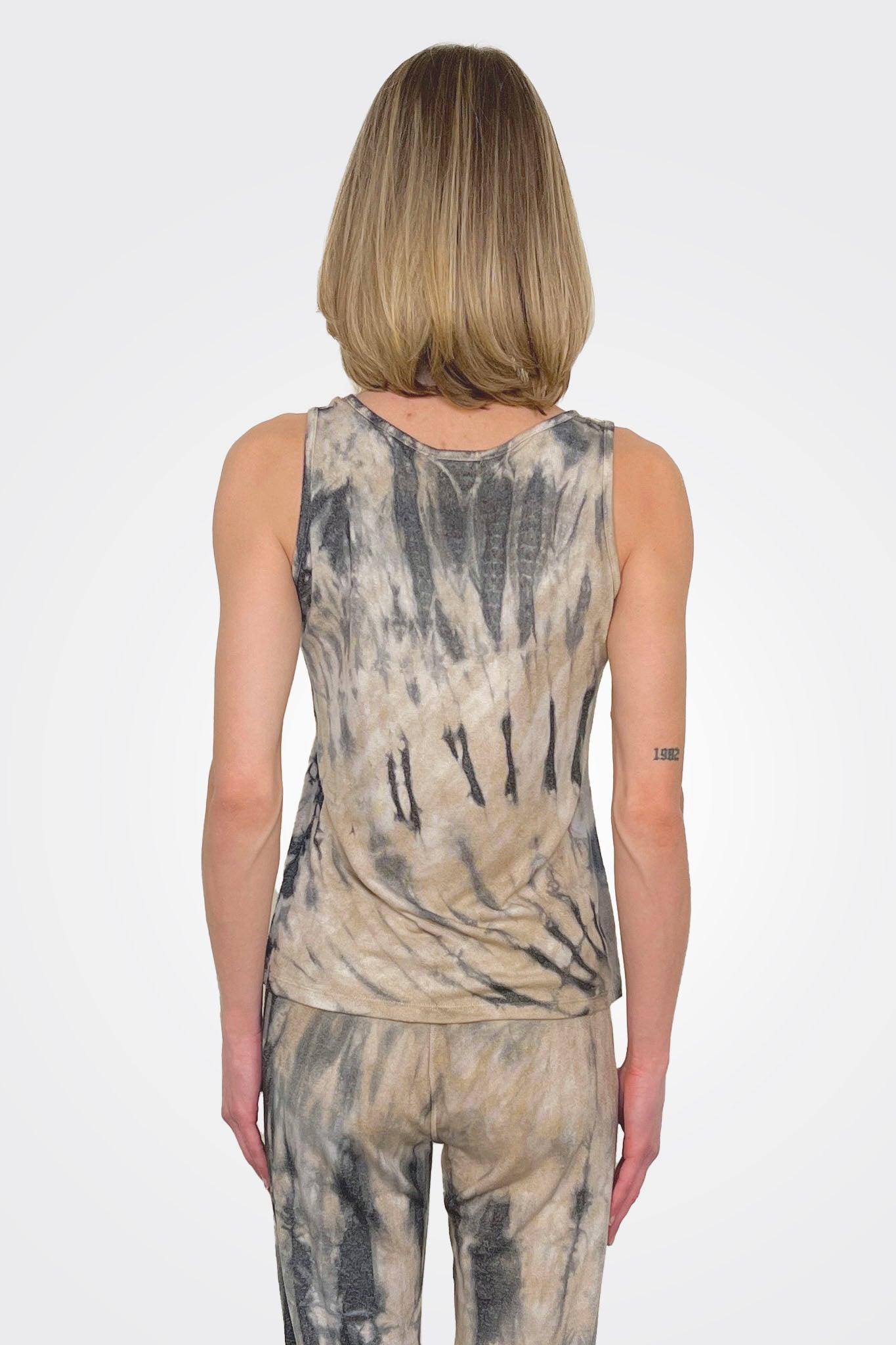 Tie Dye Tank - Marble by French Kyss — alternate view