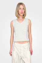 Two Tone Knit Tank - Milk by Transit Par-Such | 25 South Boutiques