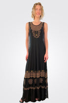 Tapiwa Mesh Dress - Black by Johnny Was | 25 South Boutiques