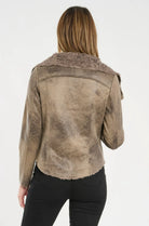 Wylder Shearling Jacket - Taupe by Marrakech — view 3