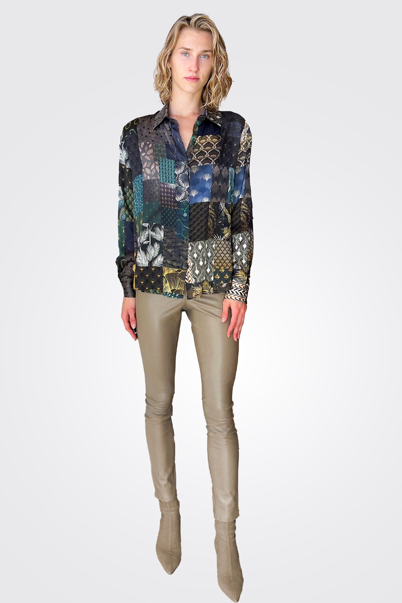 Ray Pants - Taupe by Cambio — alternate view