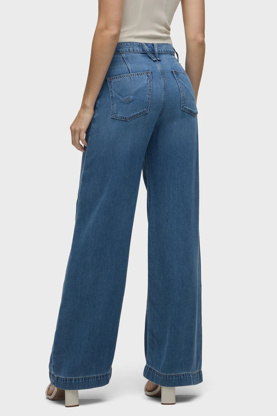 Jodie Loose Fit Wide Leg Trouser Jean - Rumour by Hudson — view 4