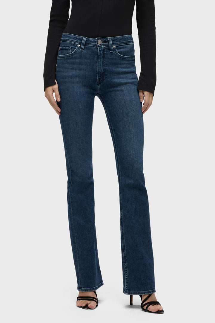Barbara High-Rise Bootcut w/ Flap Jean - Olympia by Hudson — alternate view