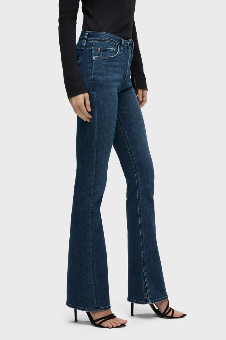 Barbara High-Rise Bootcut w/ Flap Jean - Olympia by Hudson — view 3
