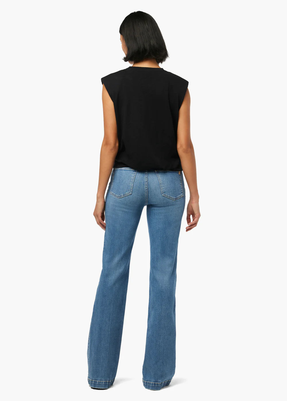 The Molly High Rise Flare Trouser - Sultry by Joe's Jeans — view 6