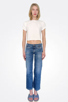 Tess Patch Pocket Jean - Blue by Cambio | 25 South Boutiques