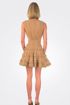 Tessa Mini Dress - Tan by Rococo Sand — view 3