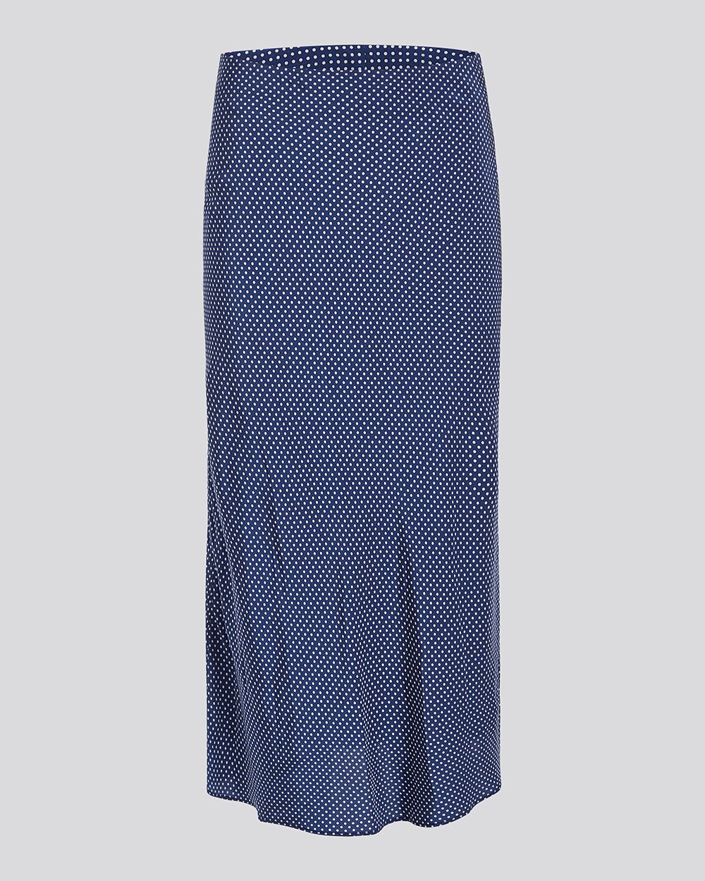 The Brielle Skirt - Midnight Blue Polka Dot by Solid & Striped — view 4