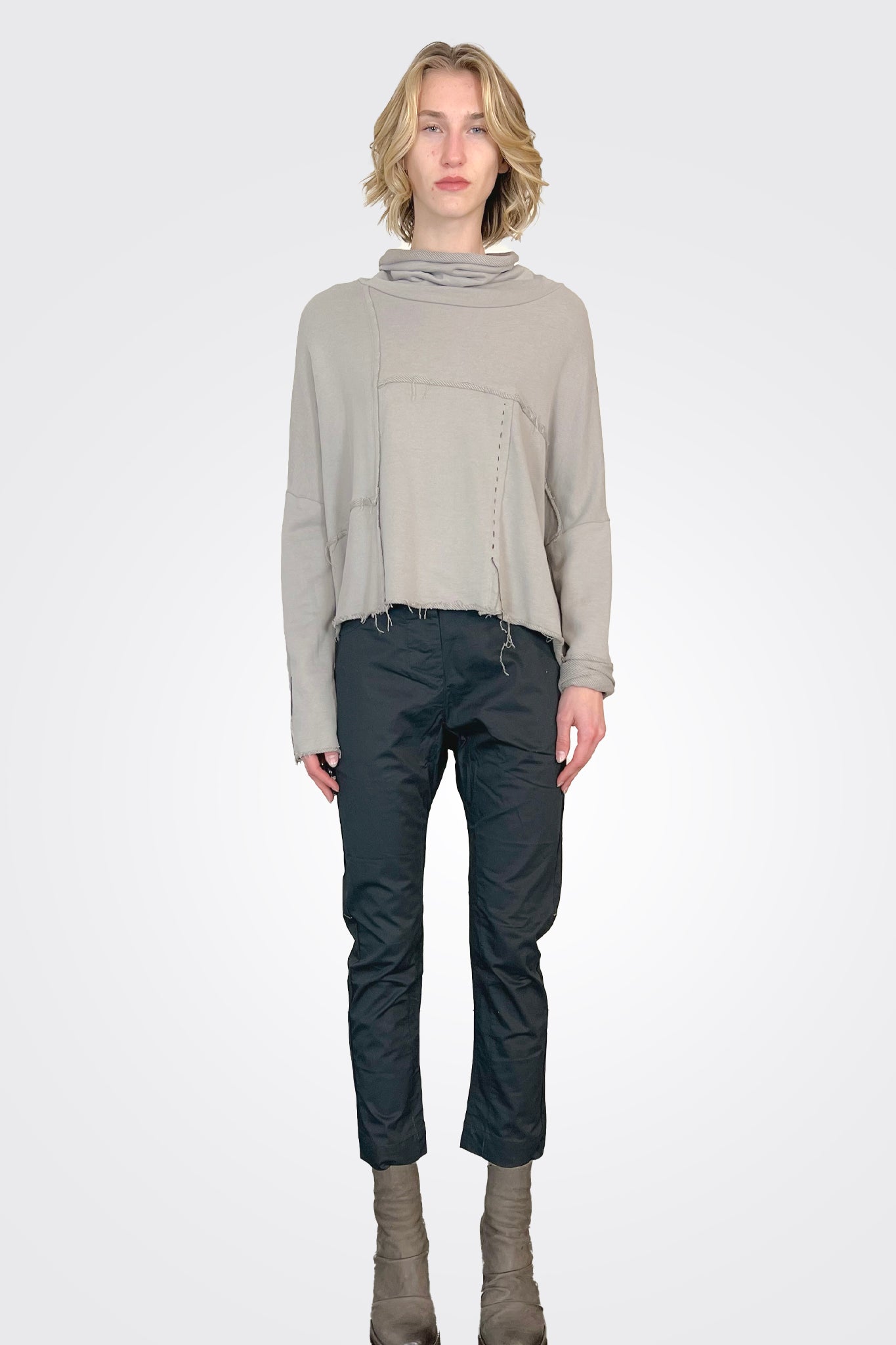 Tibble Slim Fit Pants - Black by Studio B3 — alternate view