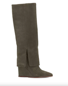 Tibani Cuffed Tall Wedge Boot - Forest by Vince Camuto | 25 South Boutiques