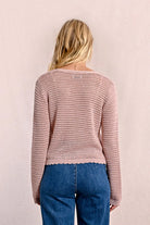 Tieable Mesh Bolero - Light Pink by Molly Bracken — view 4