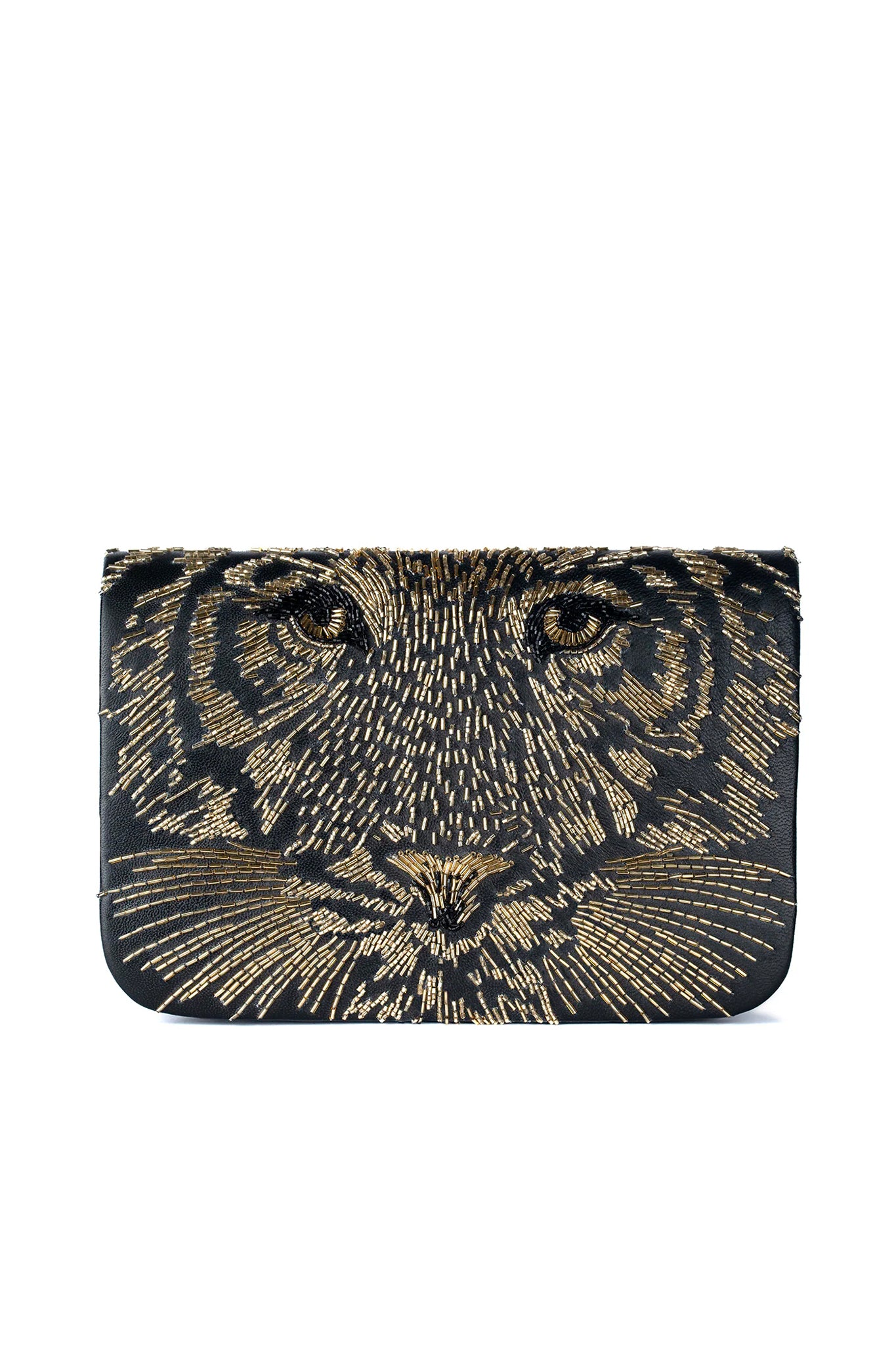 Adonis Clutch - Tiger Gold by Deepa Gurnani | 25 South Boutiques