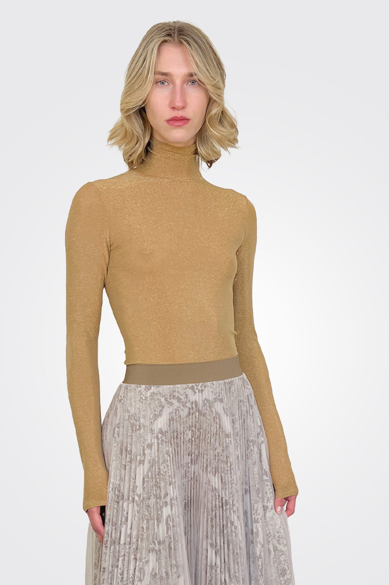 Lurex Turtleneck - Oro by Forte Forte | 25 South Boutiques