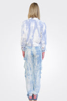 Tie Dye Button Down - Blue by The Nu Vintage — view 3