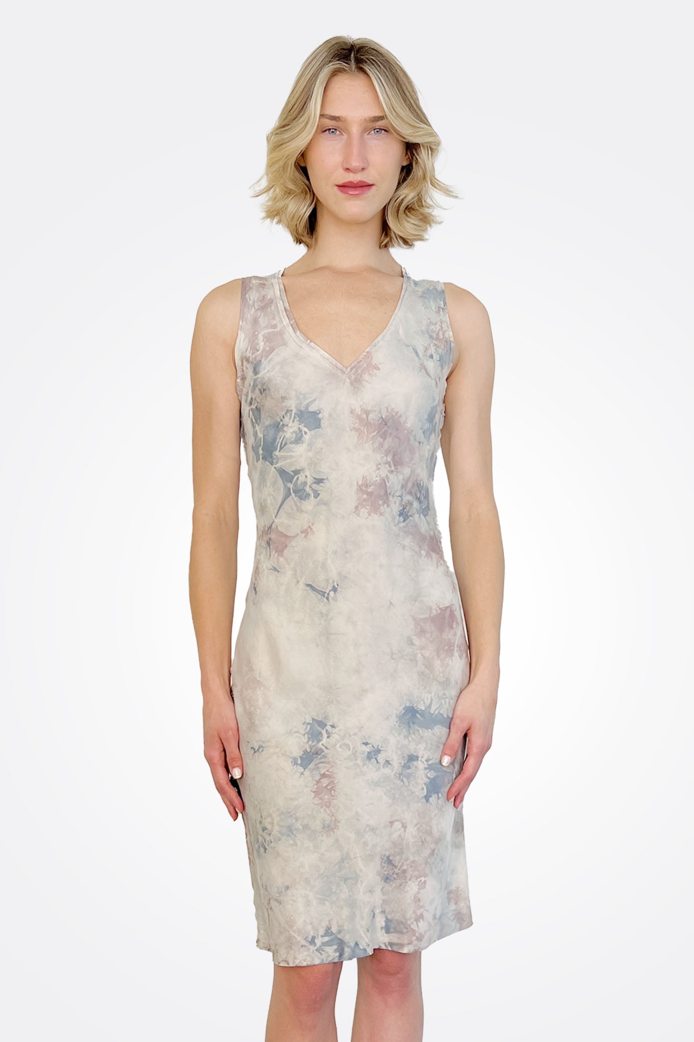 V Neck Short Shift Dress - Tokyo by Michelle Jonas — alternate view