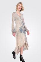 Jennifer Long Sleeve Wrap Dress - Tokyo by Michelle Jonas | 25 South Boutiques