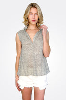 Polo Neck Top - Heather by Purotatto — alternate view