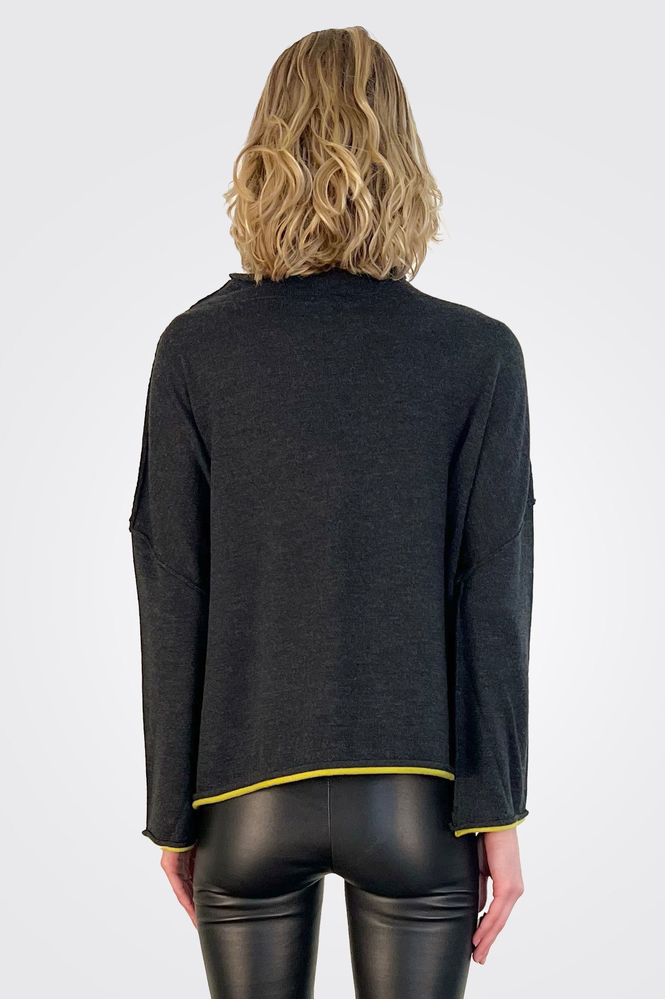 Two Tone Pullover - Grey by Banana Blue — alternate view