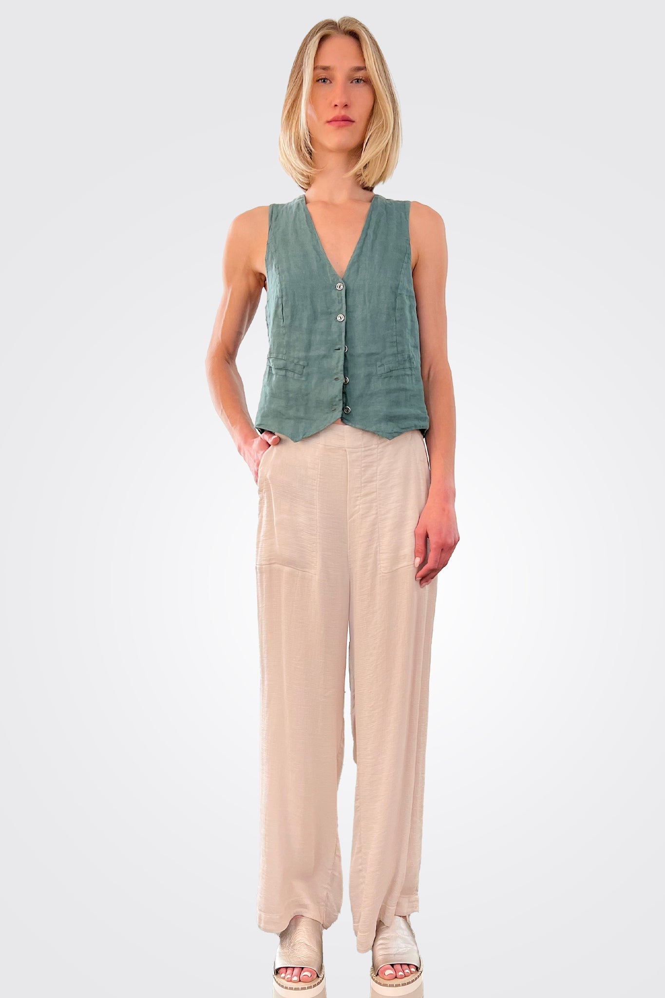 Comfort Trousers - Sand by Transit Par-Such | 25 South Boutiques