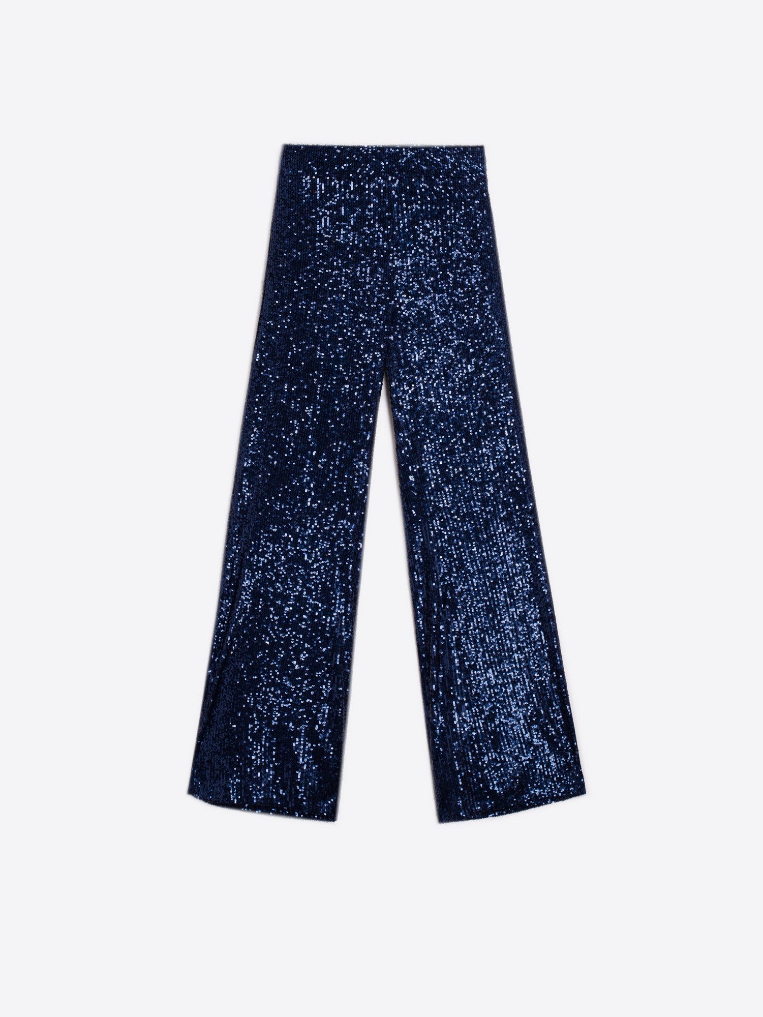 Venus Sequin Trousers - Navy by Vilagallo — view 5