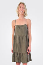 Cami Tiered Dress - Troops by Bobi — alternate view