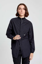 Button Down Blouse - Original Jet Black by Umit Unal | 25 South Boutiques