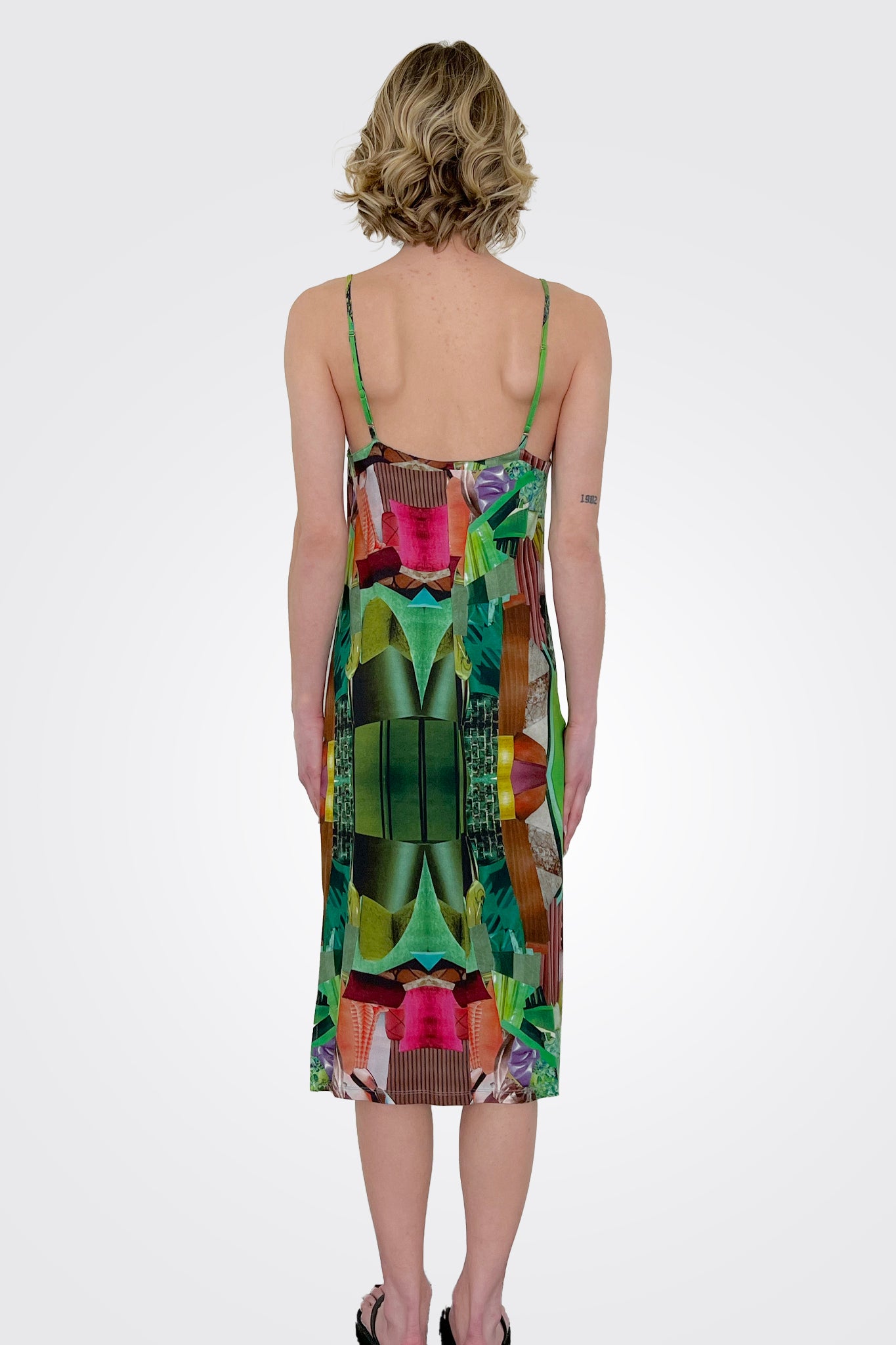 Anna Dress - Green by Unbreakable Evolution — alternate view