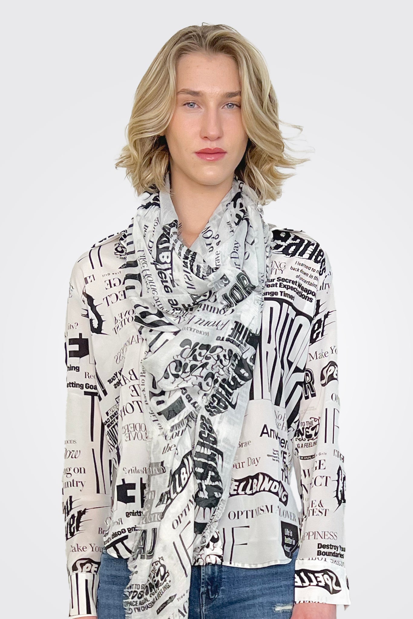 Large Scarf - Speak Up by Unbreakable Evolution | 25 South Boutiques