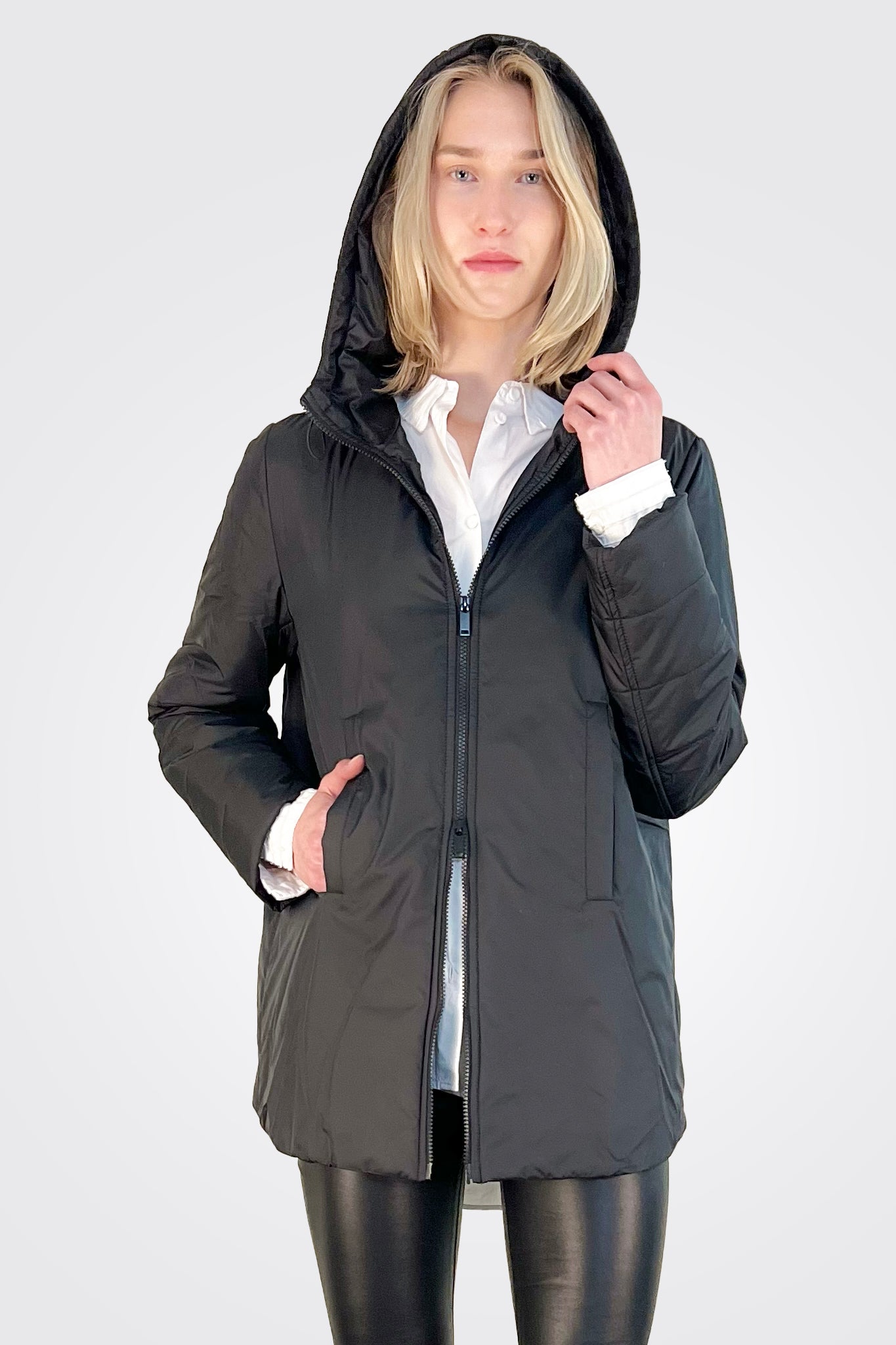 Ulla Jacket - Noir by Hana San — view 3