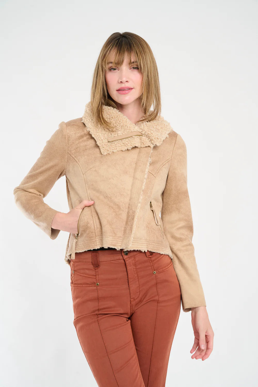 Wylder Shearling Jacket - Vanilla Bean by Marrakech | 25 South Boutiques