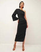 Patsy Linen Dress - Black by Veronica Beard | 25 South Boutiques