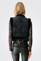 Morningside Silk Vest - Black by Johnny Was — view 4